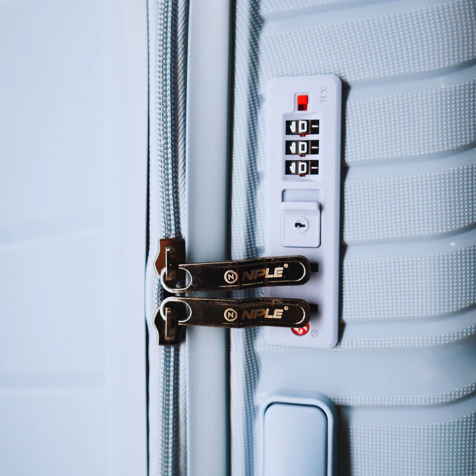 Set 4 trolley grande - medio - cabina-cabina p/c  Azzurro NPLE Linea Family