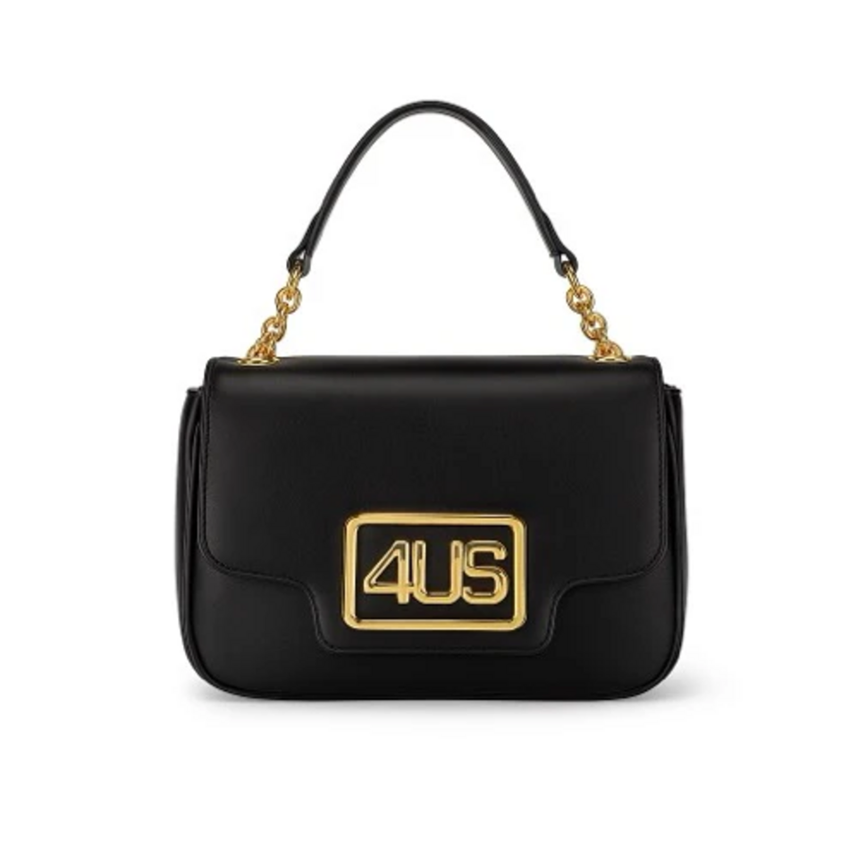 BORSA MINI TRACOLLA CON PATTA  NERA 4US CESARE PACIOTTI 4US EMBER