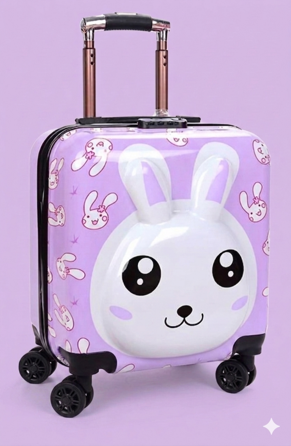 TROLLEY CON RUOTE  KIDS NPLE CONIGLIO