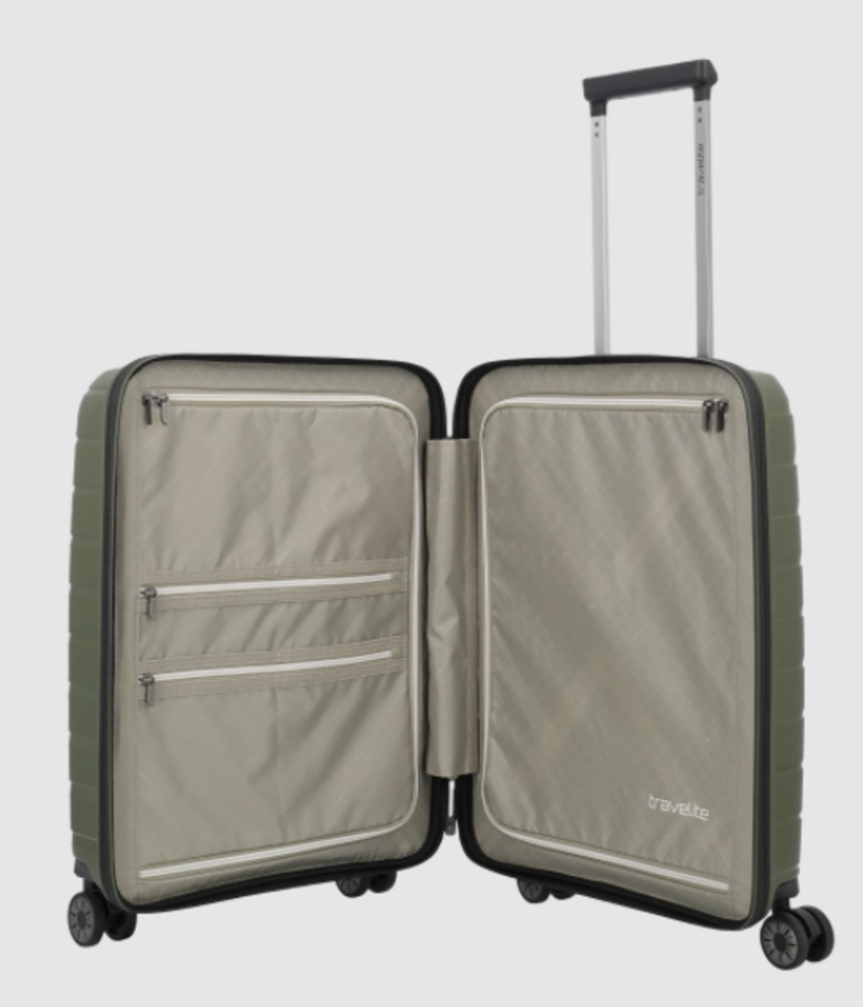 Trolley Cabina 4 Ruote business P/C in polipropilene 075346 TRAVELITE Linea AIR BASE