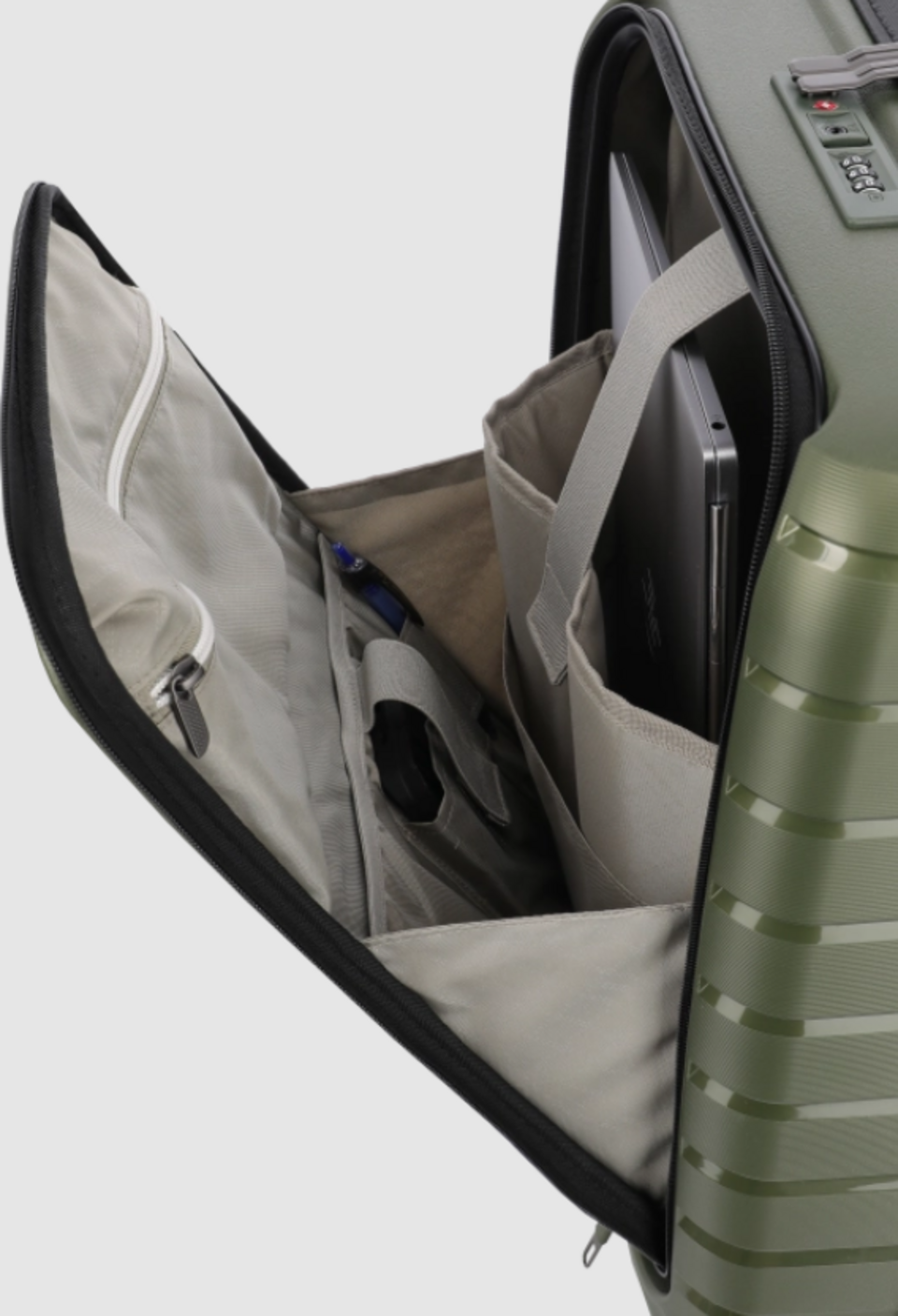 Trolley Cabina 4 Ruote business P/C in polipropilene 075346 TRAVELITE Linea AIR BASE