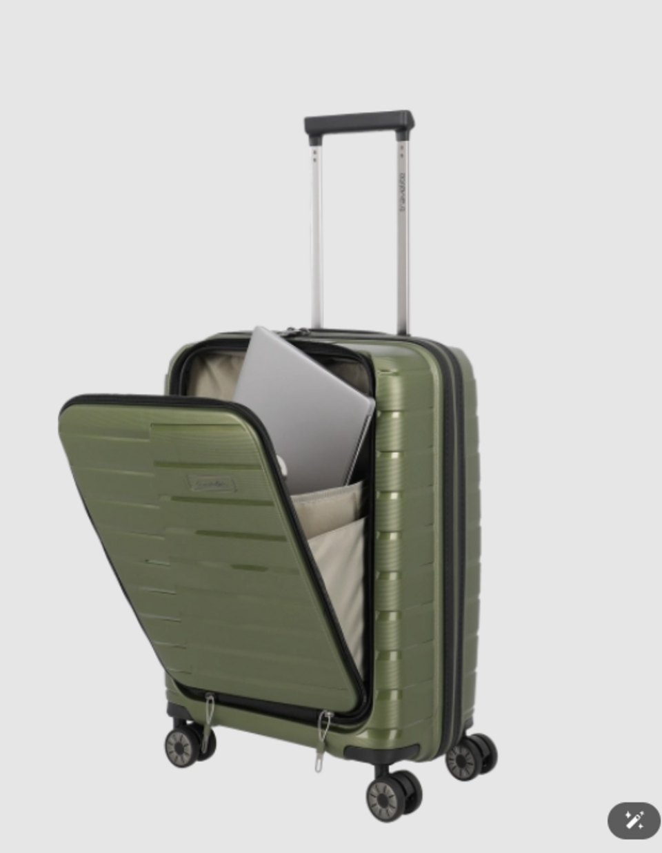 Trolley Cabina 4 Ruote business P/C in polipropilene 075346 TRAVELITE Linea AIR BASE