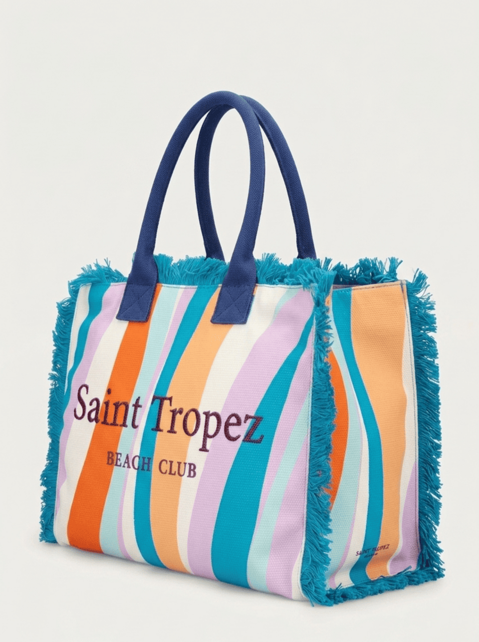 BORSA SHOPPER MARE  TESSUTO CANVAS KUVE linea NAUTILIUS