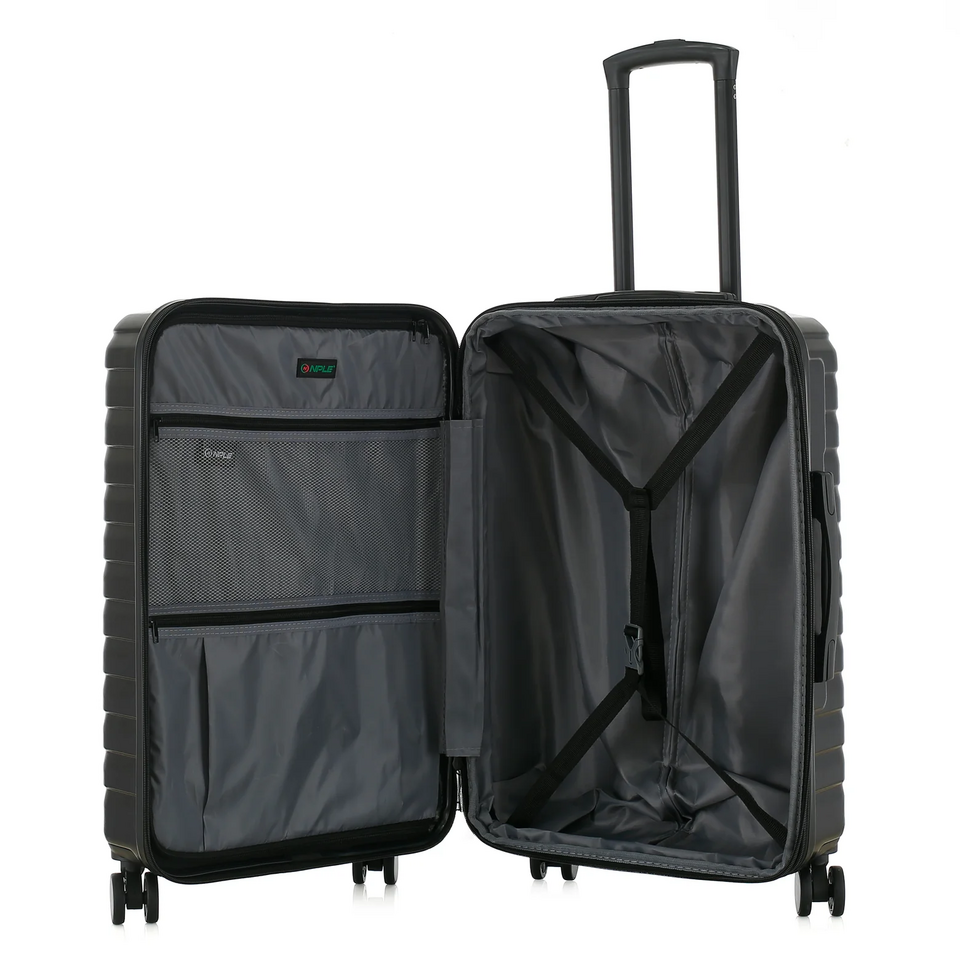 Set 3 trolley grande - medio - cabina  ABS  Espandibile Rose NPLE Linea KRIPTON