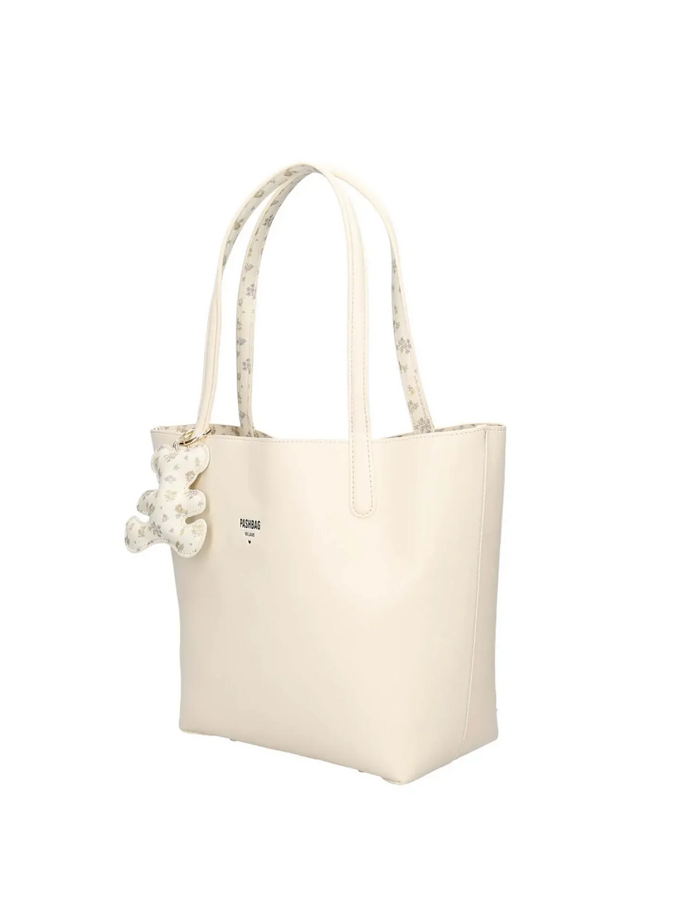 BORSA SHOPPER  AVORIO  DOUBLE FACE PASHBAG TARYN