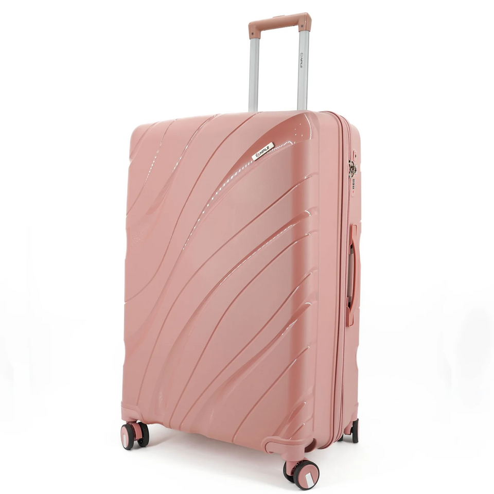 Set 3 trolley grande - medio - cabina-cabina espadibili  GOLDEN ROSE NPLE Linea  WAVE