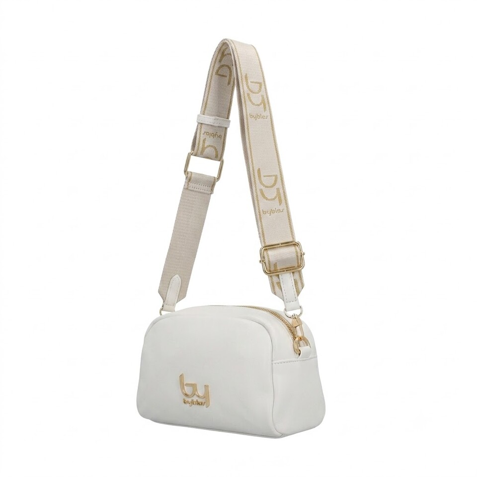BORSA  A TRACOLLA BIANCA By Byblos LINEA MIMOSA