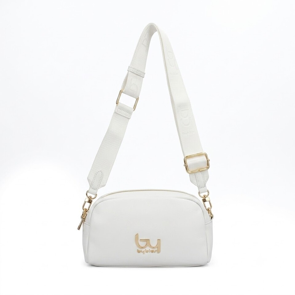 BORSA  A TRACOLLA BIANCA By Byblos LINEA MIMOSA
