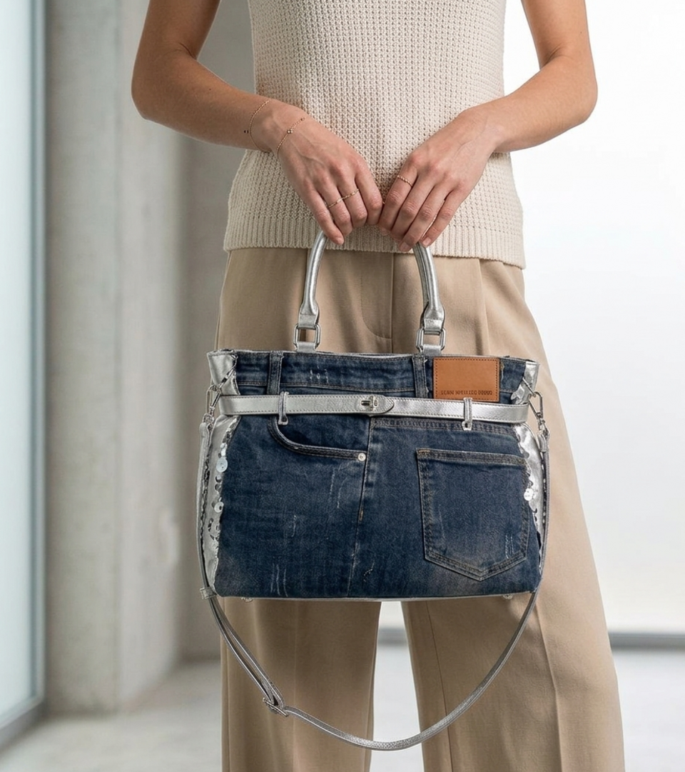 BORSA A MANO BLU JEANS XSL-2314 VIVIAN