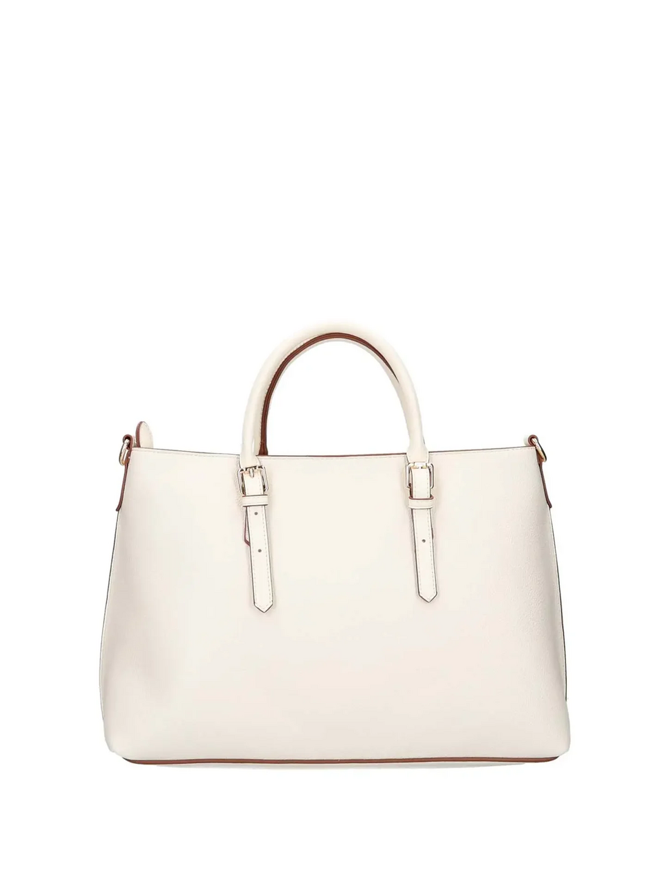BORSA A MANO CON TRACOLLA   BIANCO lumberjack