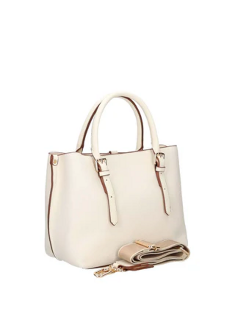 BORSA A MANO MINI CON TRACOLLA   BIANCO lumberjack