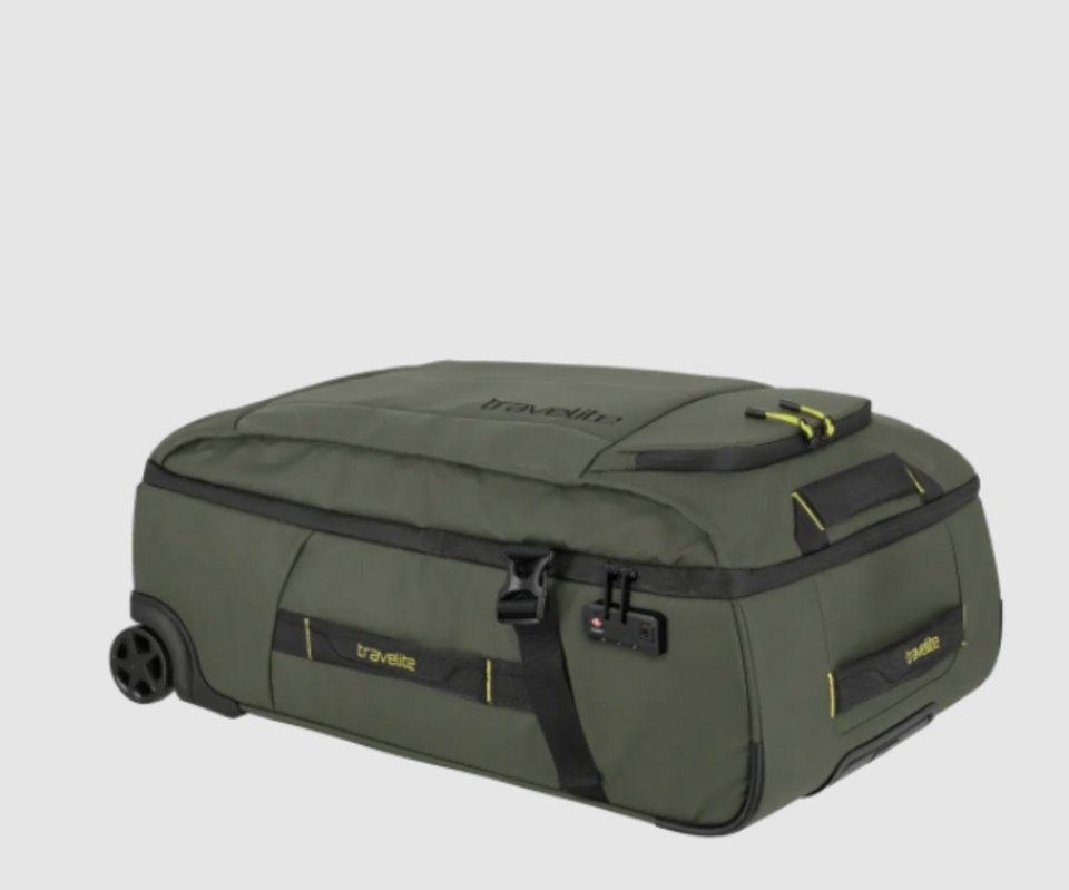 Trolley  medio  2 ruote Khaki TRAVELITE Linea BRIIZE