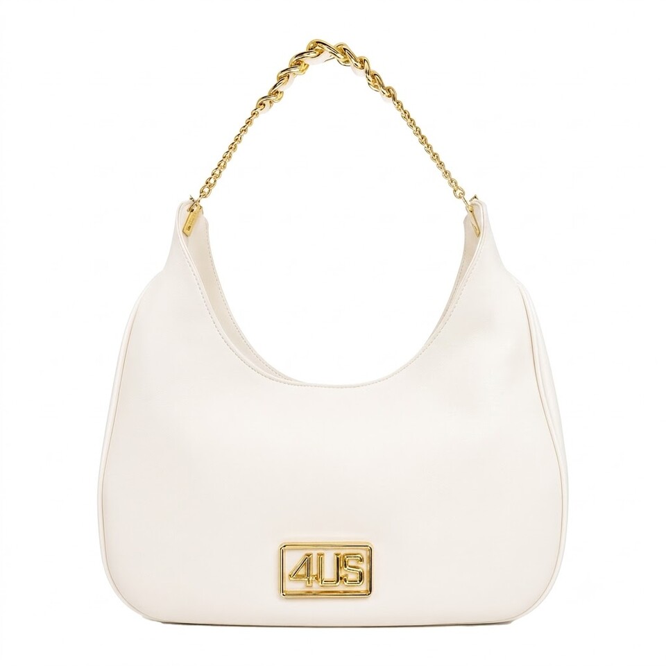 Borsa a tracolla Hobo  Bianco 4US CESARE  PACIOTTI LINEA TESS