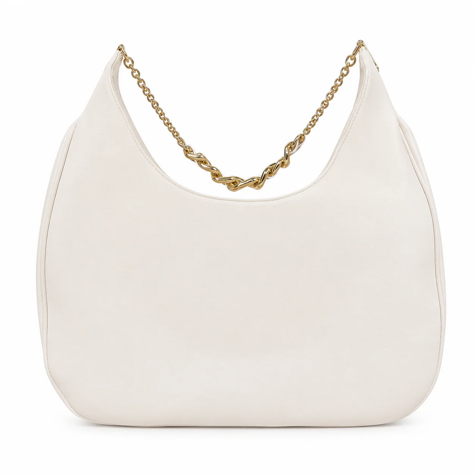 Borsa a tracolla Hobo  Bianco 4US CESARE  PACIOTTI LINEA TESS