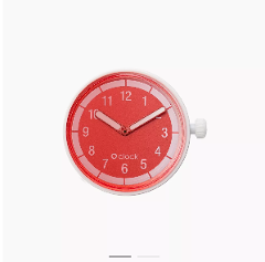 Meccanismo faded glass coral O clock O Bag linea O clock