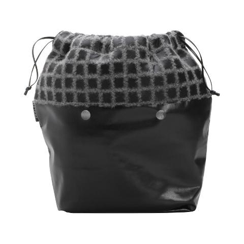 O bag mini .sacca interna coulisse agugliato sacca interna O bag mini agugliato con coulisse O Bag