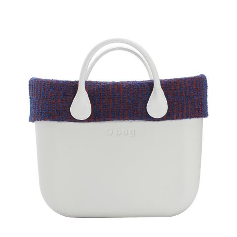 Bordo mini  Arancione/blu  bouclé bordo O bag mini bouclé O Bag