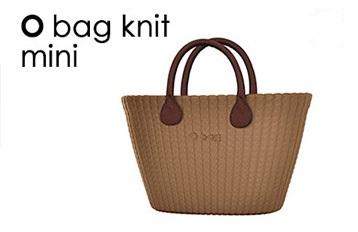 Sacca interna cotton corduroy  tortora Knit Mini linea Knit mini O Bag