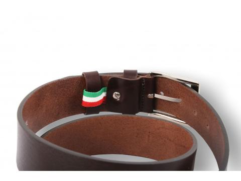 CINTURA CUOIO UOMO  CINTURIFICO BRESCIANO