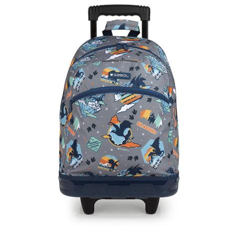 ZAINO CON RUOTE  KIDS Linea DRAGON GABOL