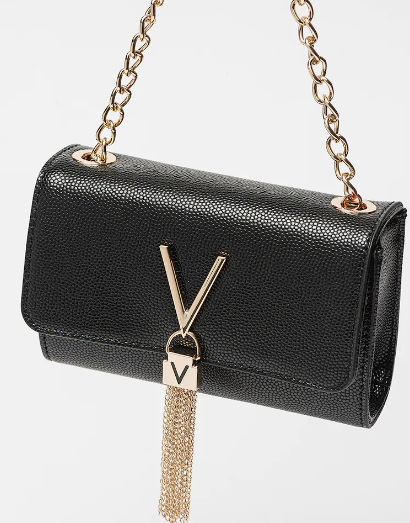 Borsa Pochette in grana metalizzata Linea Divina GIFT VALENTINO