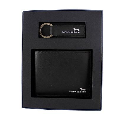 COFANETTO PORTAFOGLIO UOMO E PORTA CHIAVI Linea H&B Giftware Harmont & Blaine