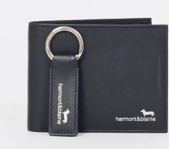 COFANETTO PORTAFOGLIO UOMO E PORTA CHIAVI Linea H&B Giftware Harmont & Blaine