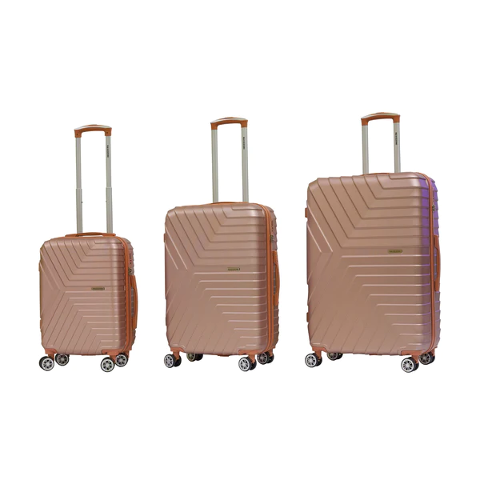 Set 3 Trolley/valigie in ABS, 4 ruote, Espandibile RAVIZZONI Linea Picasso