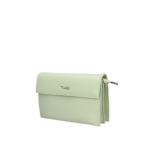 Borsa a tracolla e manicotto verde PASHBAG ATELIER DU SAC Linea BLUSH