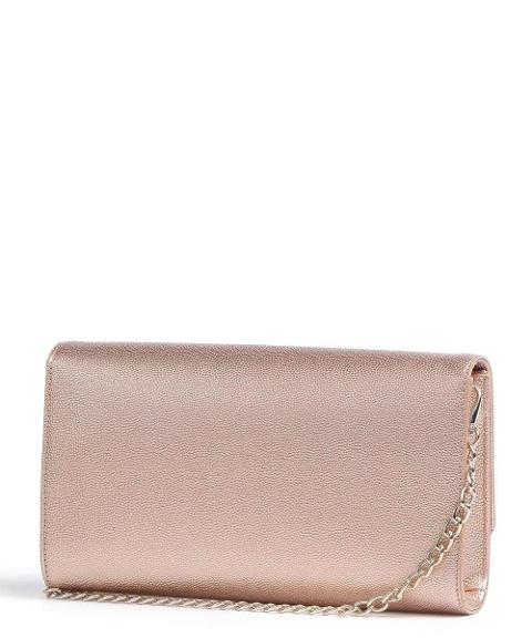 Pochette in grana metalizzata Linea Divina VBS1R401G VALENTINO