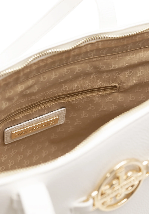 BORSA SHOPPER BIANCA LINEA PYRITE RBR910B2709 ROCCOBAROCCO
