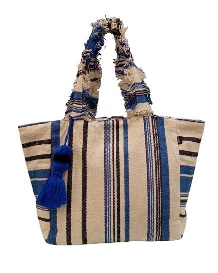 BORSA MARE BLU Linea cotone  Dimensioni 53 x 35 x 14 KBAS