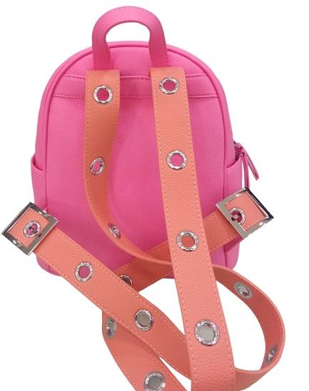 BORSA A ZAINO FUCSIA PASH BAG +SCIARPA IN OMAGGIO ATELIER DU SAC LINEA LIKE IT MODELLO TYLER