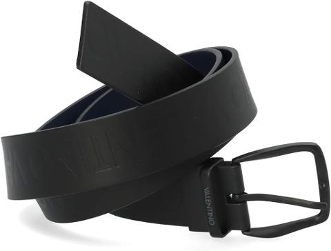 CINTURA UOMO NERO  DOUBLE BLU LINEA PATRICK BELT VCP7J801 VALENTINO
