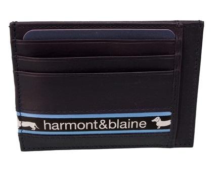 Portacarte in Pelle blu Harmont & Blaine Linea Lucky