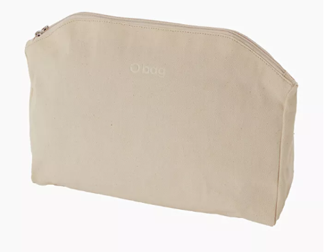 BORSA UNIQUE CON SACCA INTERNA IN CANVAS NATURAL Linea Obag O bag
