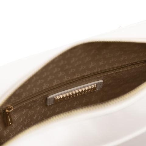 BORSA A MANO CON CATENA E TRACOLLA BIANCA Linea Angelina RBR910B5803 ROCCOBAROCCO