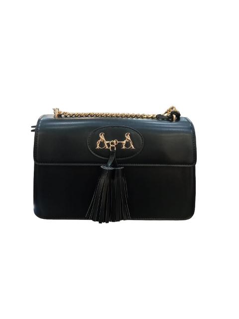 Borsa a tracolla con catena Nera LINEA MADAME MODELLO ALICIA ATELIER DU SAC