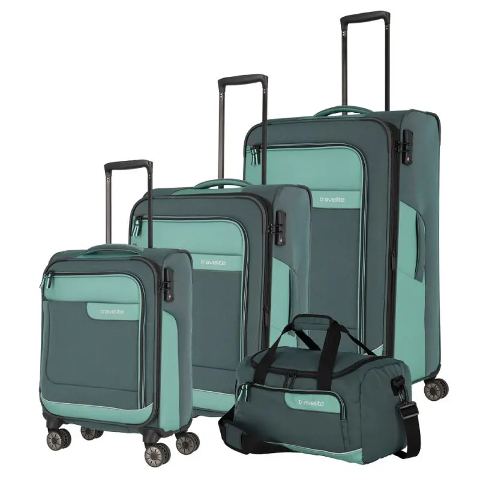 Set 3 trolley grande - medio - cabina+ borsone omaggio TRAVELITE LINEA VIIA