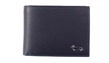 PORTAFOGLIO UOMO CON RIBALTINA BLU Harmont & Blaine AMALFI