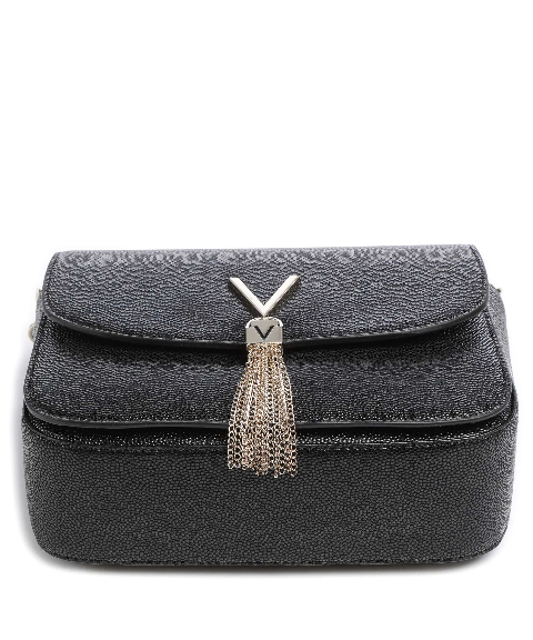 Borsa a Tracolla a grana metallizzata  VBS1R404G VALENTINO Linea Divina
