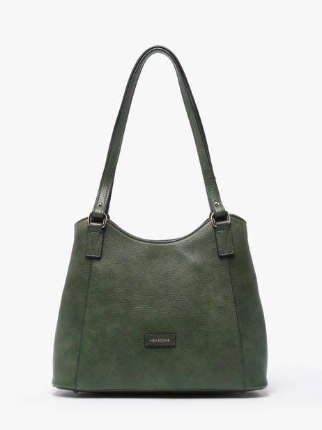 BORSA SHOPPER  VERDE HEXAGONA LINEA Jenny