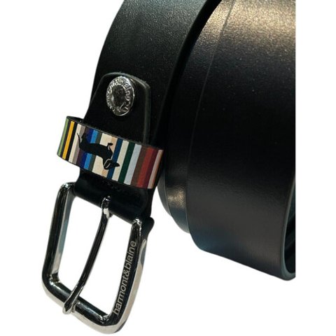 Cintura in pelle Nera Harmont & Blaine Linea  Belts