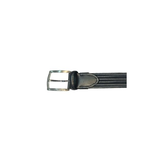 Cintura in pelle intrecciata blu Harmont & Blaine Linea Belts