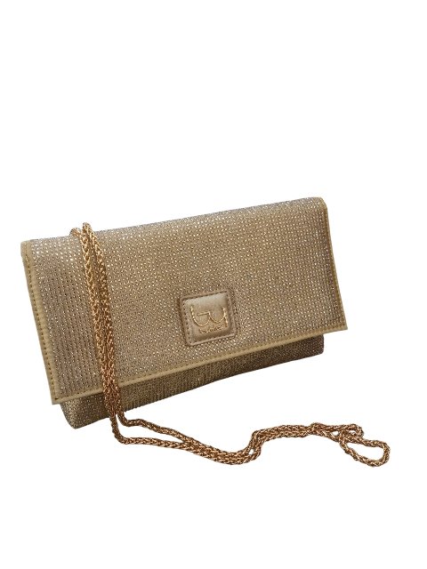 Borsa Pochette con strass Oro By Byblos LINEA  PERSEUS