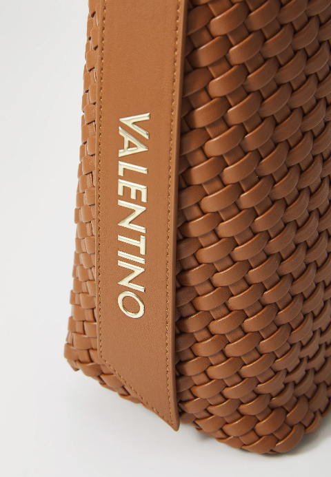 TRACOLLA INTRECCIATA CUOIO VALENTINO Shantel VBS8Y607