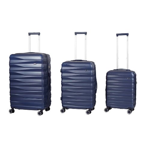 Set 3 Trolley/valigie in ABS, 4 ruote, Espandibile RAVIZZONI linea Nizza