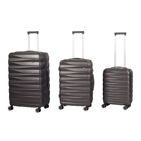Set 3 Trolley/valigie in ABS, 4 ruote, Espandibile RAVIZZONI linea Nizza