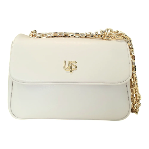 BORSA  A TRACOLLA CON PATTA BEIGE 4US CESARE PACIOTTI 4US