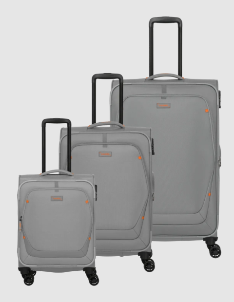 Set 3 trolley grande - medio - cabina Smokey Grey TRAVELITE LINEA UMBRIA